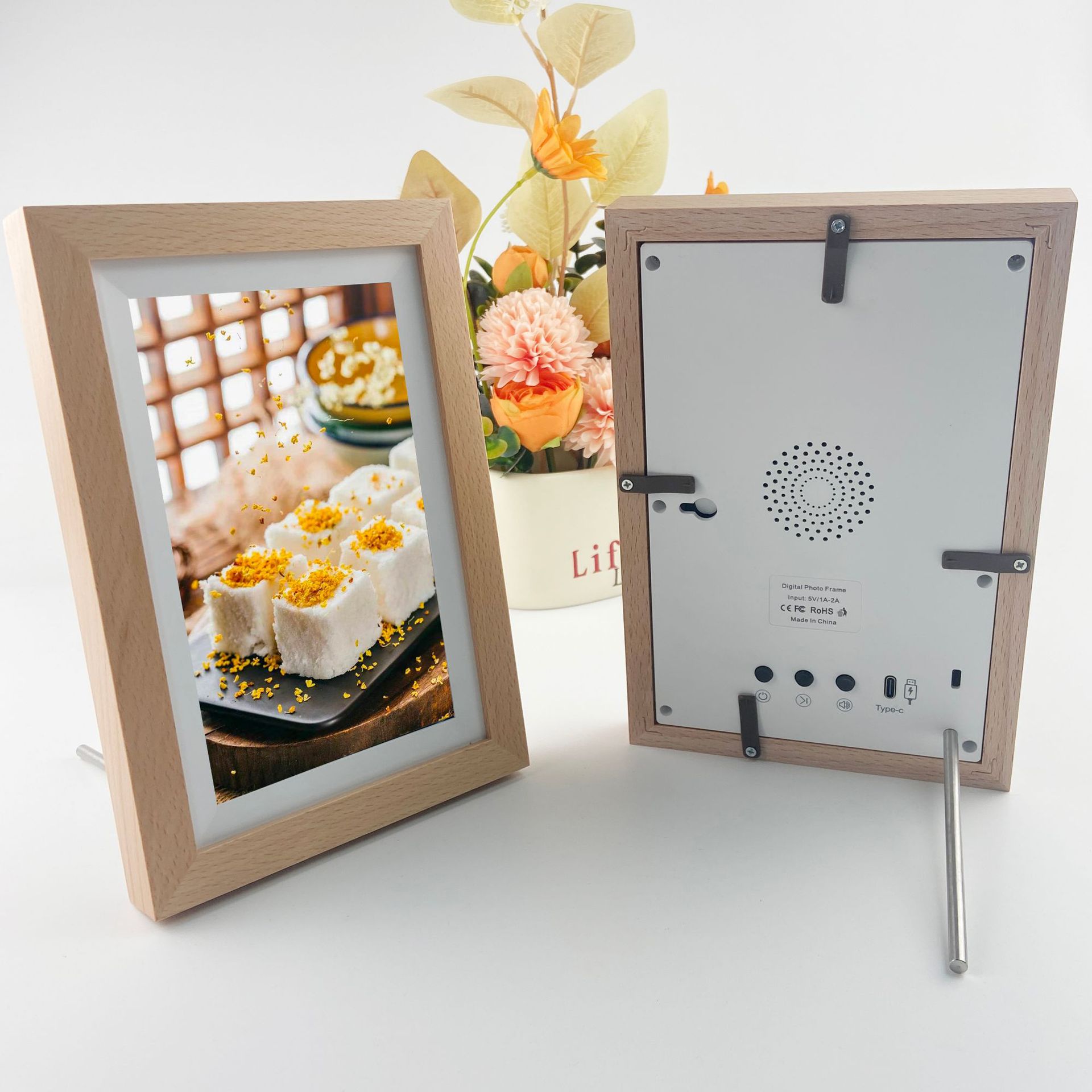 榉木数码相框-主图2