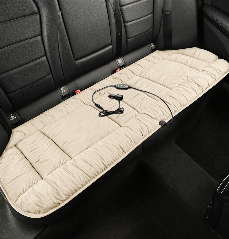 New Car Seat Cushion Seat Cover Graphene Winter Short Plush Heated 12V Universal Seat Cushion Wholesale