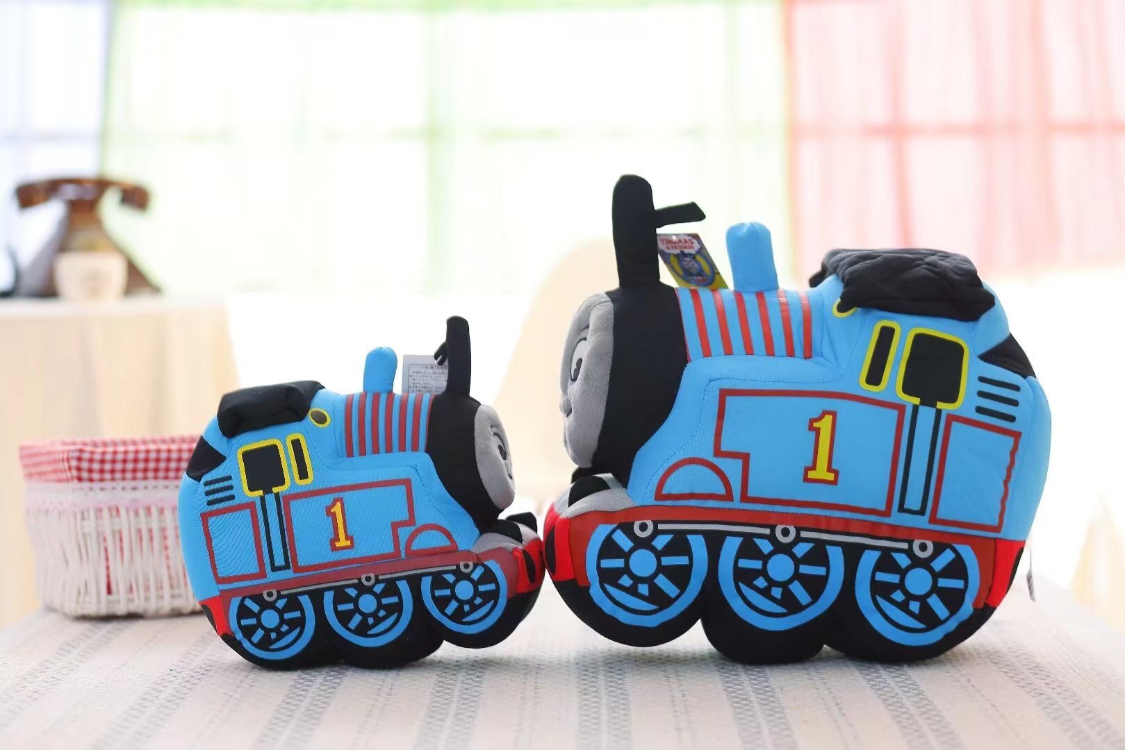 Thomas the Train Plush Toy Pillow Children's Birthday Gift Short Plush Selection