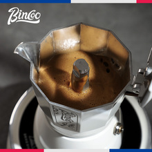 VQA3bincoo双阀咖啡摩卡壶煮意式浓缩高温萃取家用冰美式拿铁咖啡