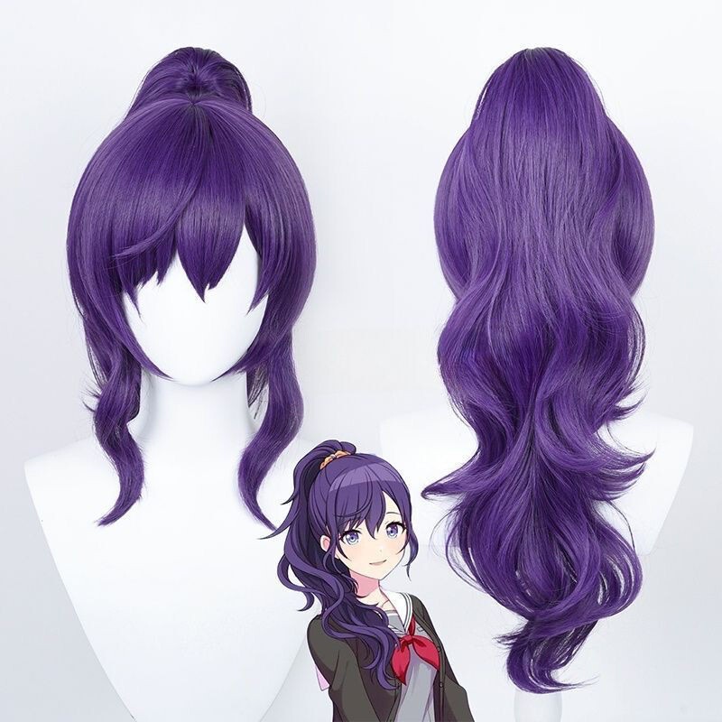 Asahina Maki Cos Wig World Project Colorful Stage Feat Hatsune Miku Buttonnet Wig Asahina Maki Cos Wig World Project Colorful Stage Feat Hatsune Miku Buttonnet Wig