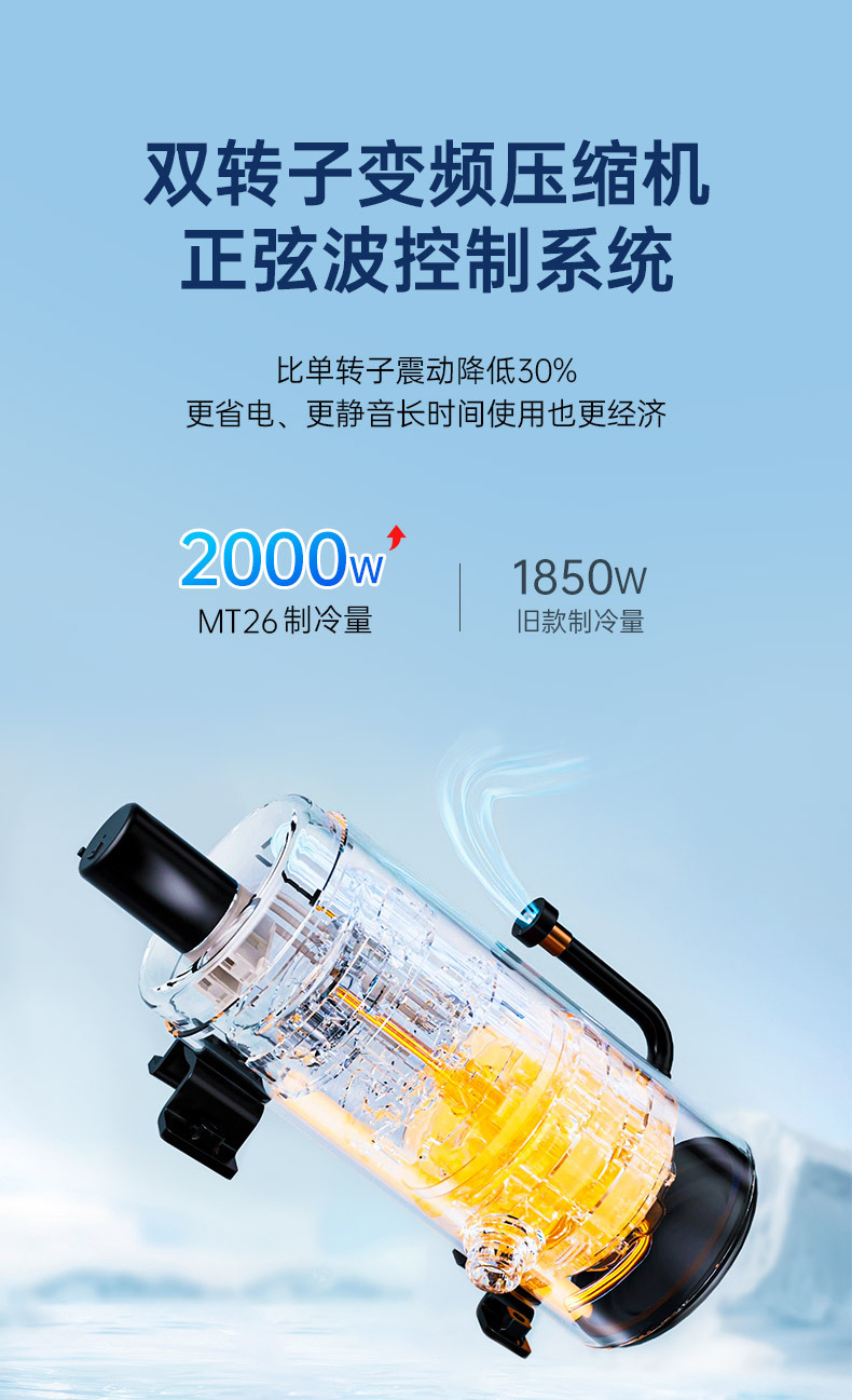 Gego Mt26 Light Truck Parking Air Conditioner 24V Refrigeration for Jiefang, Howo, Jac Trucks, Dual-Use Vehicle Air Conditioner