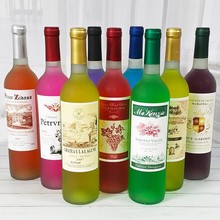 创意红酒瓶空瓶750ml洋酒瓶墨绿色玻璃红酒瓶自酿葡萄酒分装瓶子
