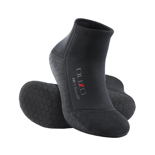 New 3mm Short Sleeve Dive Socks OUZO Snorkeling Dive Sock Set CR Super Elastic Anti-Slip Wear-Resistant Swimming Warm Beach Socks