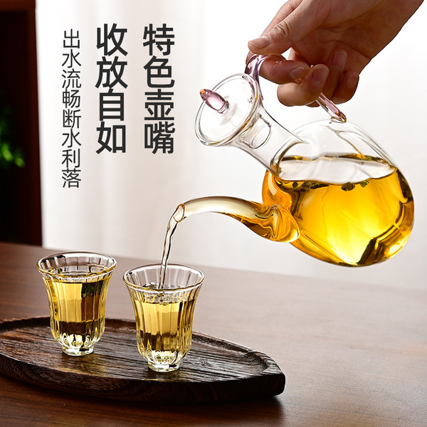Glass green tea