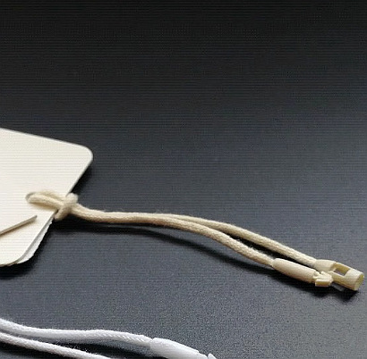 Cuerda para Etiquetas de Ropa en Algodón y Plástico para Ropa y Bolsos