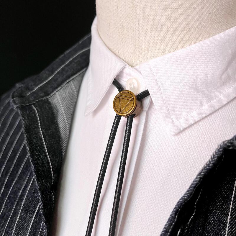 Men's Small Tie New Simple T-Shirt Necklace Retro Ancient Green Adjustable Lordstring Shirt Bolo tie Men's Small Tie New Simple T-Shirt Necklace Retro Ancient Green Adjustable Lordstring Shirt Bolo tie