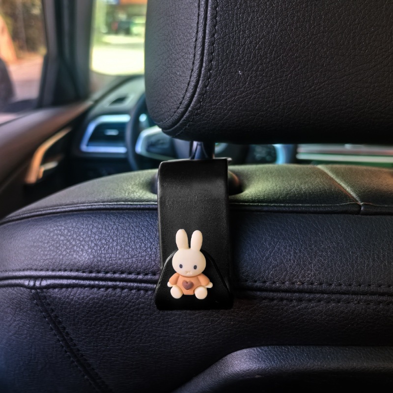 Gancho trasero del automóvil Gancho del respaldo del asiento Gancho multifuncional del automóvil del automóvil Gancho pequeño del automóvil Gancho del asiento de dibujos animados