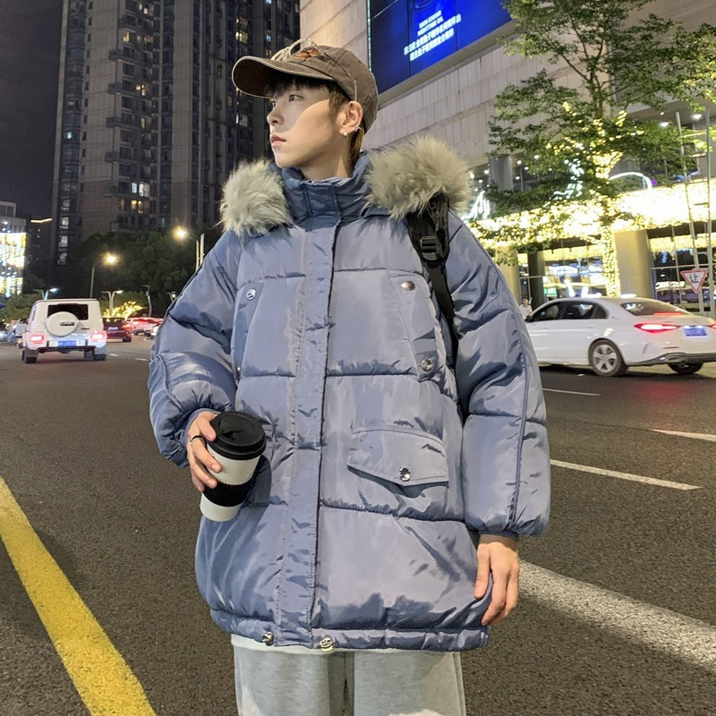 2025 New down Jacket Winter Thickened Short Cotton Coat Stylish Trendy Clearance Men's Thickened Jacket
