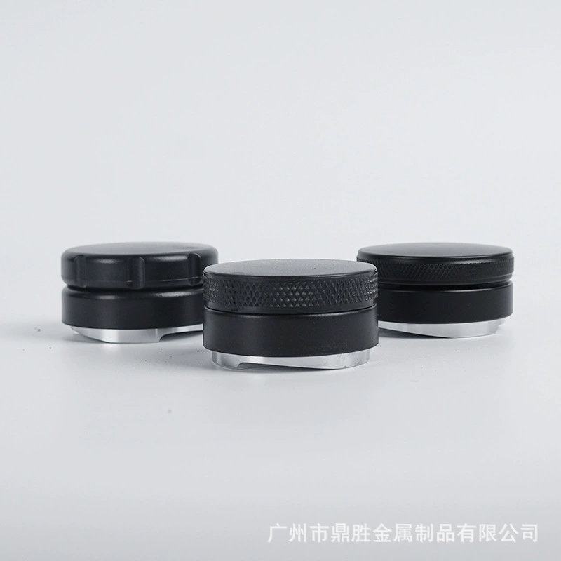 Диспенсер для кофейного порошка из нержавеющей стали и пластика с плоским дном, трехсоставной резьбовой пресс для порошка, молоток для макаронного порошка 51/53/58 мм