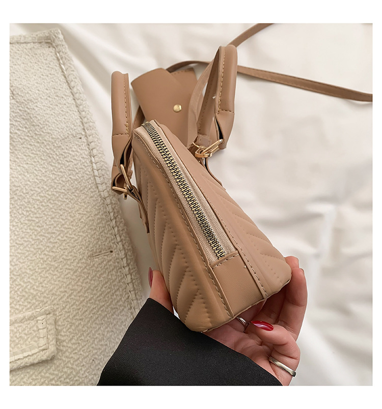 Fashion Style Shell Shape Women's All Seasons Pu Leather Fashion Handbag