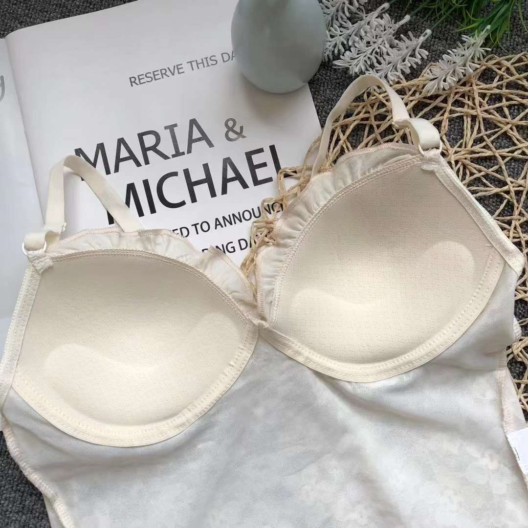 Nuevo encaje de alta calidad belleza volver chaleco inalámbrico sexy sujetador ropa interior deportiva mujeres al por mayor image 5