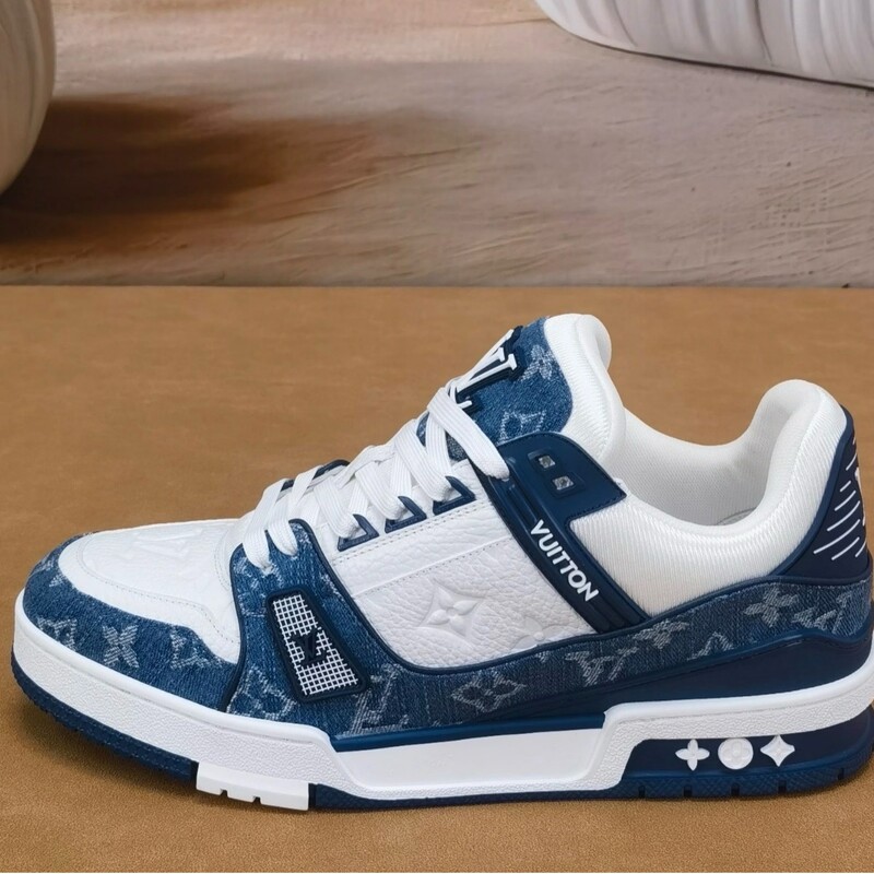 Putian Pure Original Trainer Blue Denim Sneakers Low-Top Thick-Soled Height-Increasing Casual Shoes Trendy Versatile Sports Shoes