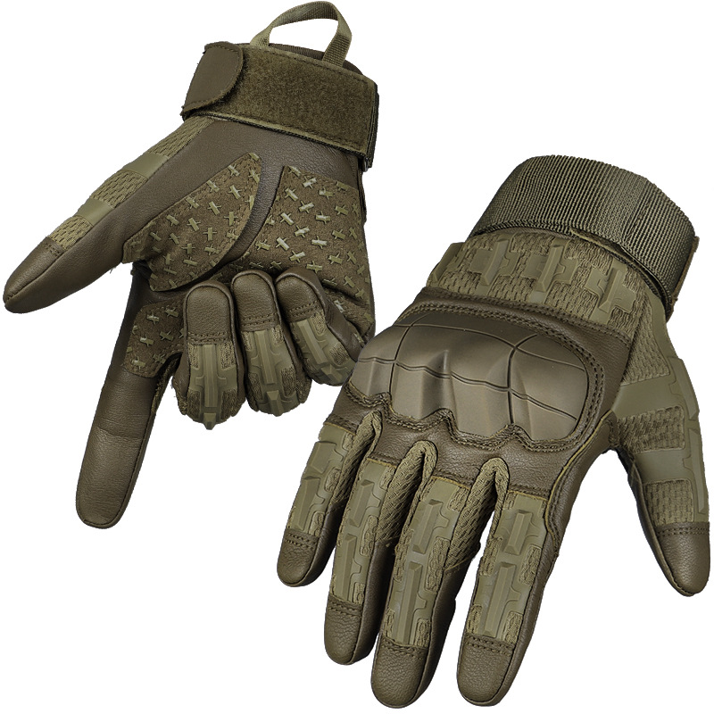 Heavy Duty Tactical Handschuhe Super Technician Schützende Anti-Rutsch-Vollfinger-Touchscreen Motorrad Training Combat Combat Camouflage Männer_voghion.com