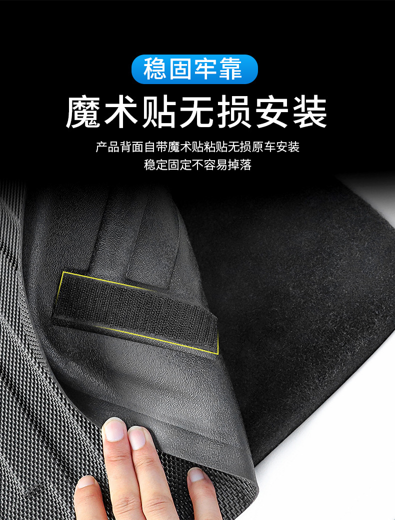 Applicable to Huanxin model/3 Tesla rear seat back cushion accessories trunk anti-kick cushion wholesale