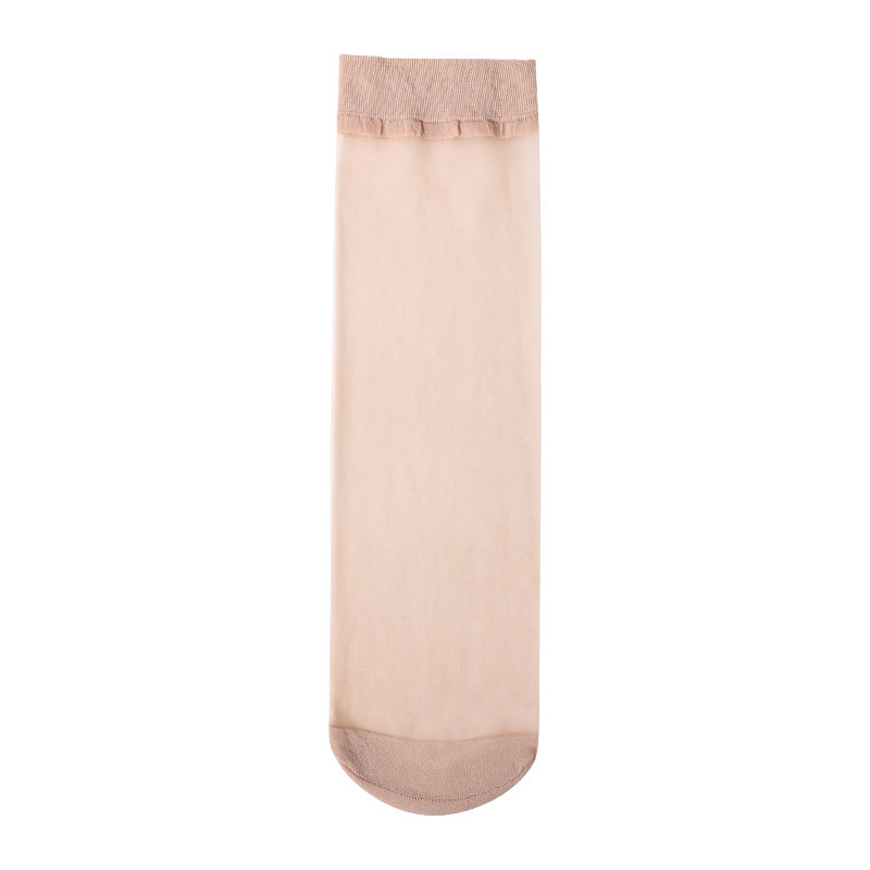Longsha Short Silk Socks Women's Thin Spring and Summer Anti-hook Crystal Socks Ultra-thin Wear-resistant Women's Fleshy Socks Short Socks