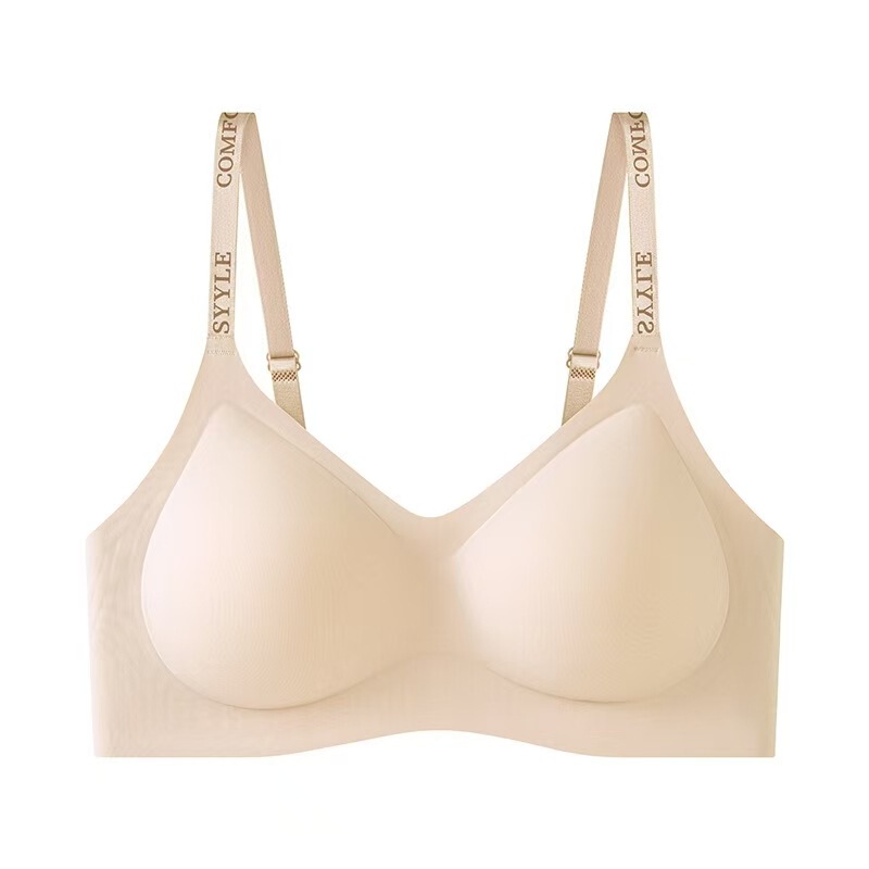 小さな胸をプッシュアップするための反重力リフティングシームレスサポートブラジャー、女性用超軽量で通気性のあるブラジャー、夏用のリムなし|undefined