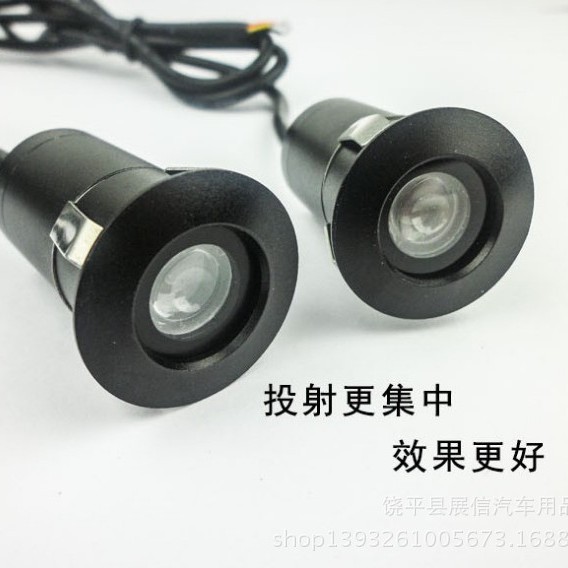 Luz de bienvenida para automóvil de cinco generaciones LED láser Luz de láser de bienvenida de 5 generaciones Luz de puerta de coche 3D Luz de modificación de luz de proyección de logotipo de coche