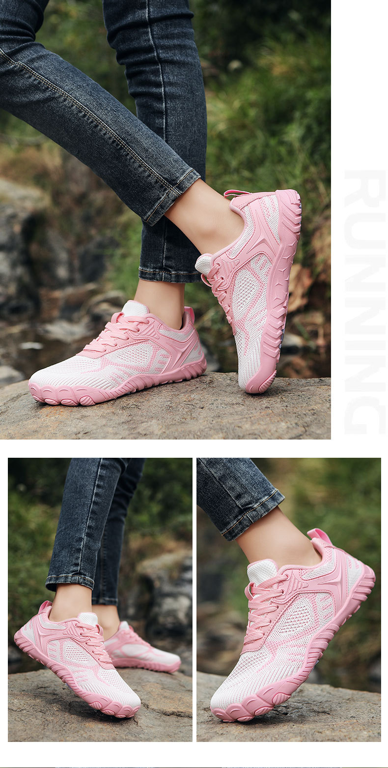 New Men's Wide-last Comfortable Walking Wide-toed Shoes, Breathable Soft-soled Couple's Fly-knit Sneakers, Running And_vogvips.com