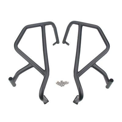 Suitable for Dongfeng 450Mt Modified Parts, Engine Guard, Bumper, Body Anti-Fall Bar, Protective Bar (Motorcycle bumper) - upper-guard-bar-black-set