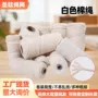 手工捆绑定制白色吊牌绳