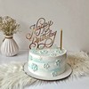 Cross -border INS style Happy Birthday Cake Side Ak clan decorative birthday happy birthday cake decoration