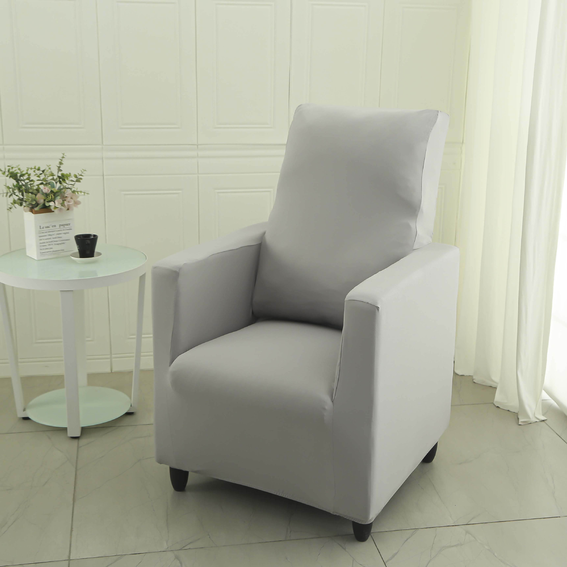 Hogar pequeño cibercafé individual con todo incluido Funda de sofá elástica para cuatro estaciones Funda de sofá Cubierta de sofá con todo incluido Tela con cubierta completa