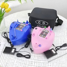 CD608定量电动充气泵 双层气球机打气筒定时双孔高端多功能充气机