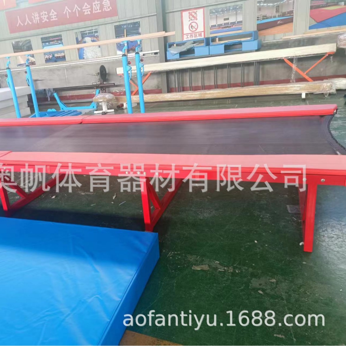 Gymnastics Training Long Trampoline Adult Steel Frame Trampoline Indoor Outdoor Somersault Fancy Children's Training Trampoline