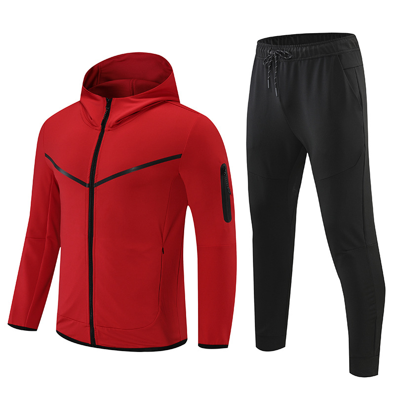 Conjunto Deportivo Informal para Otoño e Invierno, Sudadera Tipo Cárdigan Unisex de Algodón, Uniforme de Grupo, Traje de Entrenamiento de Manga Larga con Logotipo Estampado, Moderno
