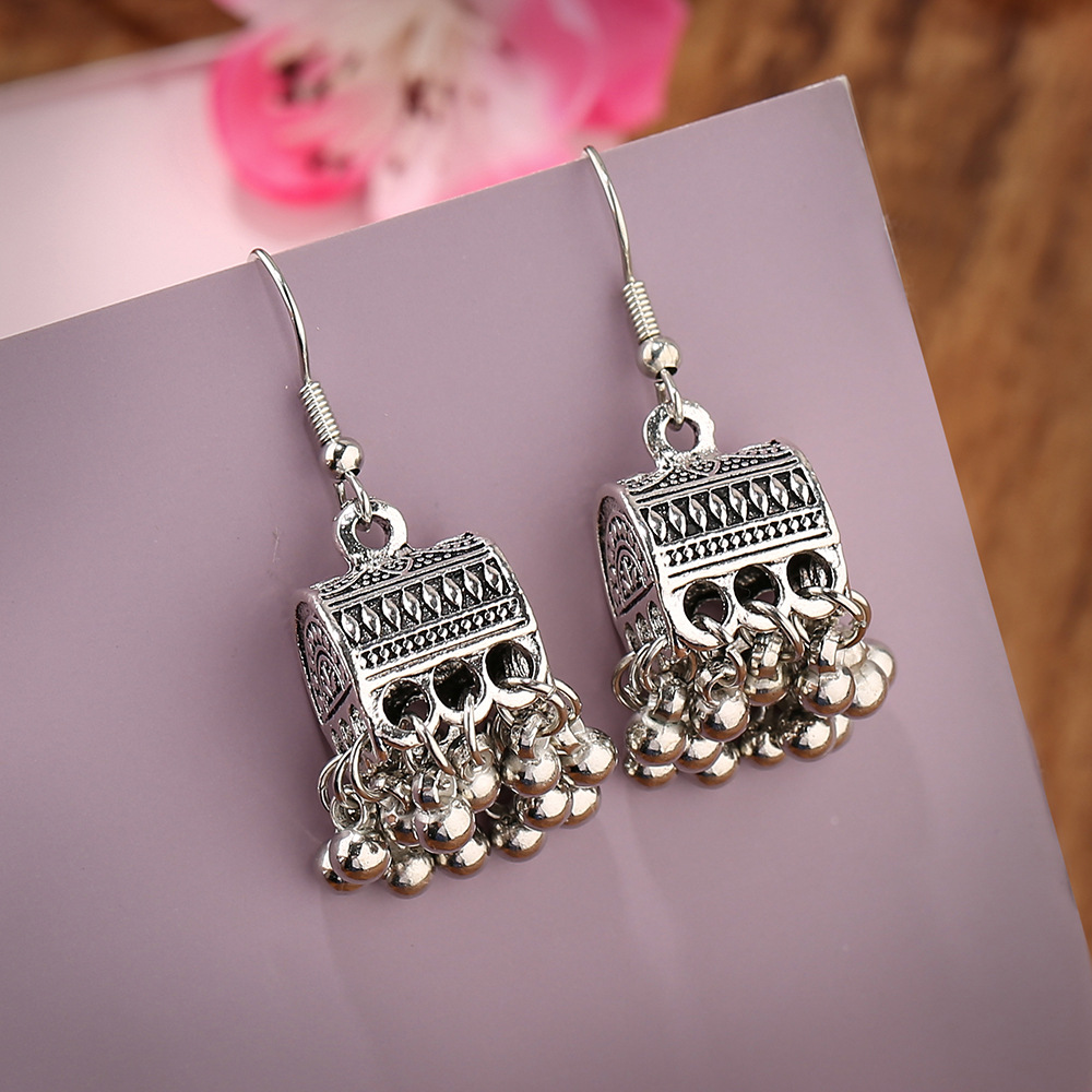 Alloy Material Bell Pattern Wholesale Jewelry 1 Pair Ethnic Style Bell Alloy Ear Hook