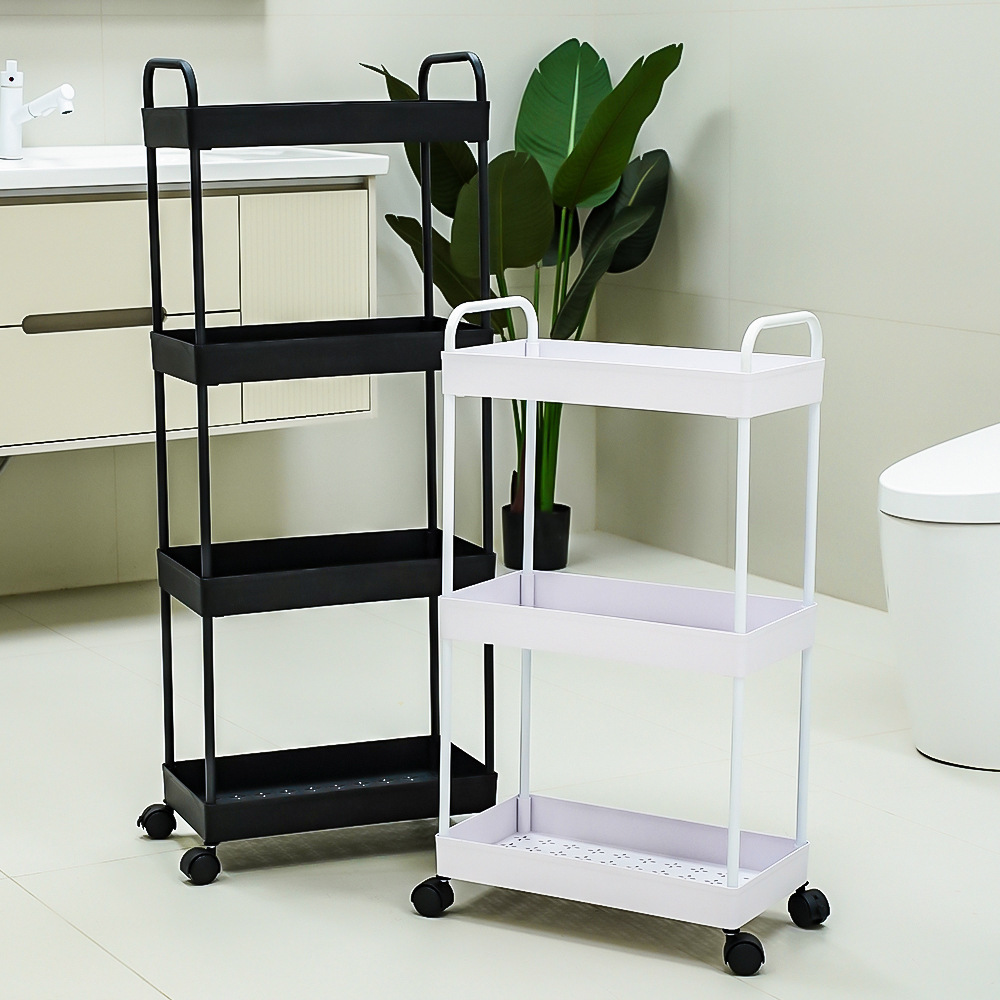 厨房卧室小推车置物架多层零食收纳架浴室卫生间多功能收纳储物架