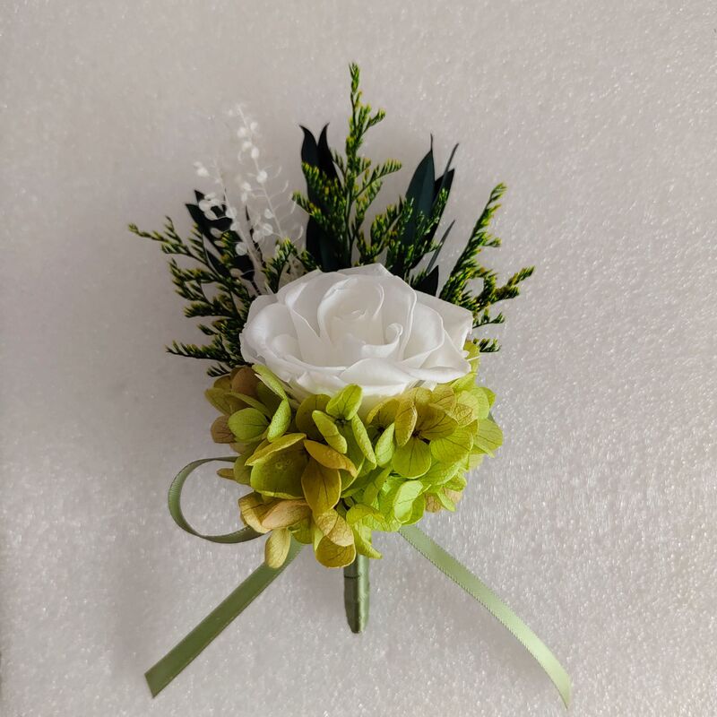 森系の新しいフランス式の韓風の胸の花の祝典の永遠の命のオースティンバラの花の花嫁の手の花の新郎の新婦の腕|undefined