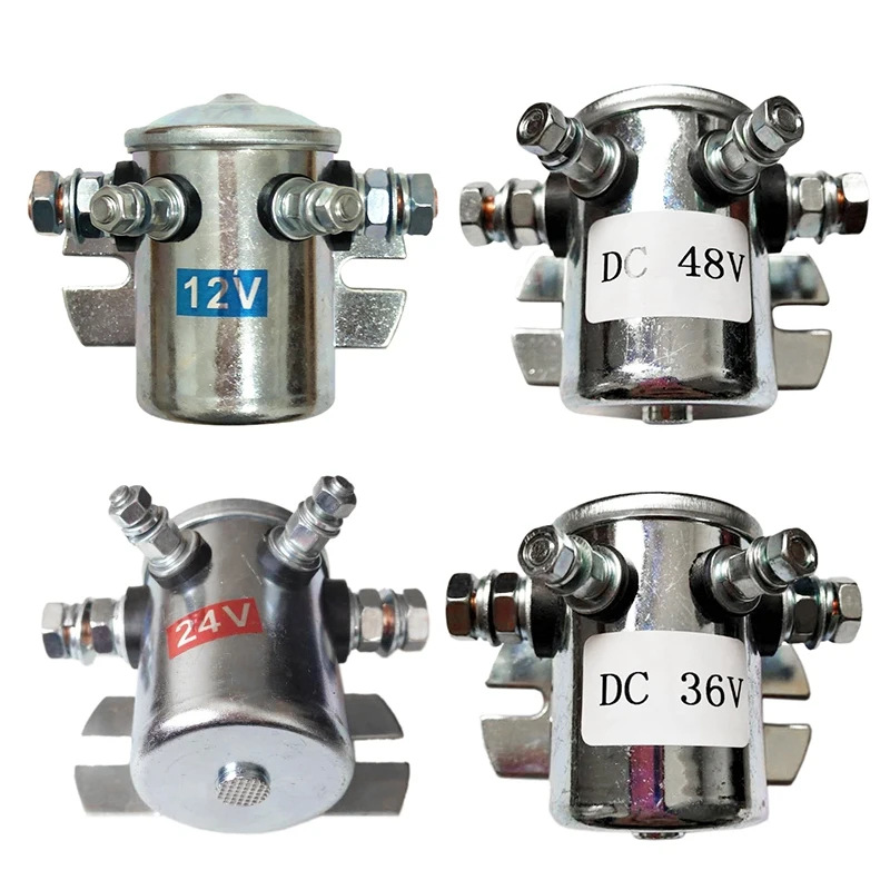 起动继电器尾板起动油泵电磁常开开关继电器12V 200A