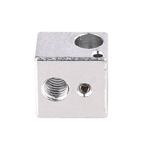 3D printer V5 heating aluminum block accessories E3D heating block 16x 16x 12 all metal hot end extruded aluminum block