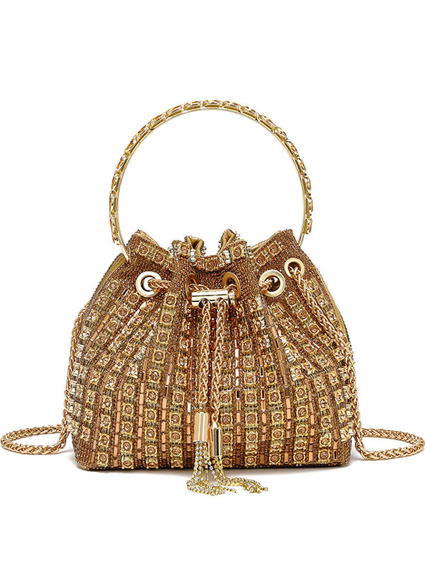 Cross-Border Rhinestone Evening Handbag For Women New High-Beauty Fashion Diamond-Encrusted Shoulder And Crossbody Bag - Thumbnail 7