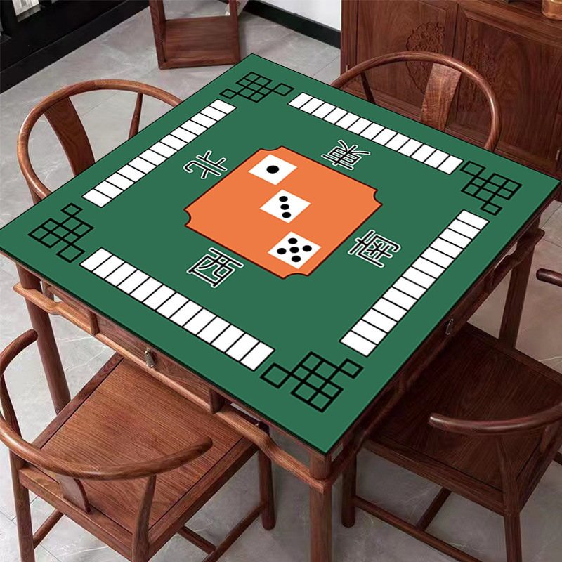 En stock Chino Mahjong Internet celebridad estera de la Mesa frotar mano jugando a las cartas silenciador estera de mesa estera del piso Vacaciones de ajedrez y tarjeta de la sala de entretenimiento estera de la Mesa