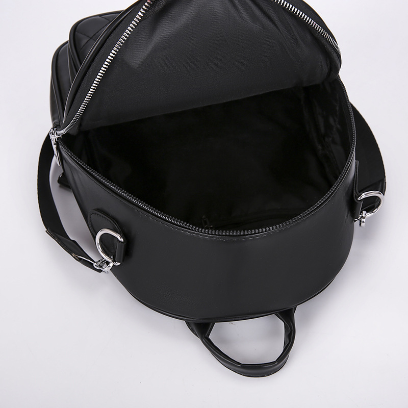 2023 verano nuevo estilo casual señoras de cuero suave mochila de viaje urbano de moda bolso de hombro simple