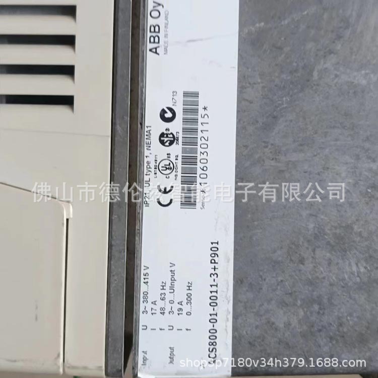ABB变频器 ACS800-01-0011-3+P901   全新包装现货 议价