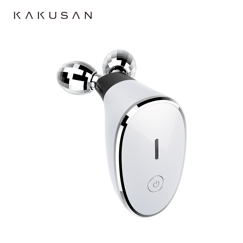 Dispositivo de belleza de microcorriente transfronterizo con rodillo para rostro, masajeador facial de microcorriente EMSV.