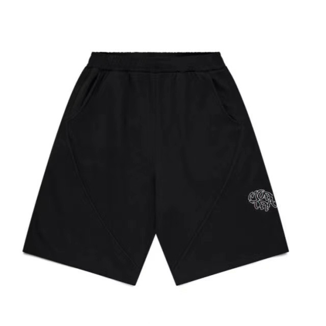 Creative Embroidery Jogger Pants For Teens, Athletic Casual Tapered Sweatpants With Modern Design, Comfort Fit Sports Trousers_voghion.com