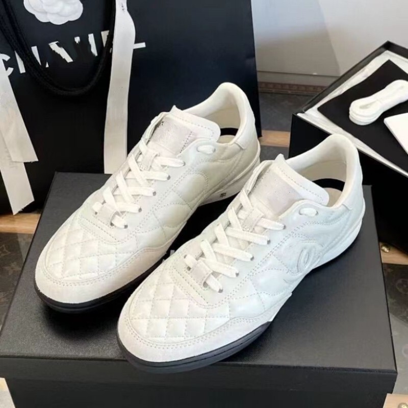 Top Version Small Fragrant Quilted Sports Tennis Shoes 25 Spring and Summer New Candy Color Casual Sports Training Shoes for Women