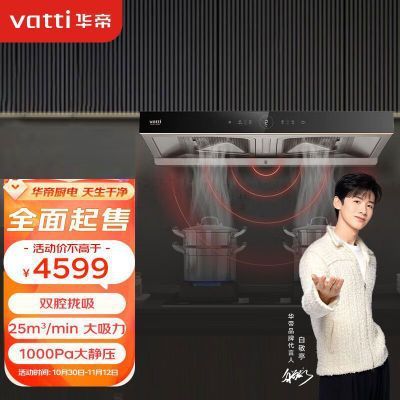 华帝(VATTI)XJ411S欧式家用顶吸式抽油烟机 25风量双腔拢吸其他|undefined