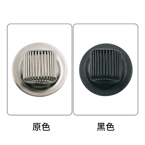 Stainless steel pen clip, file clip board, adhesive pen insert, notebook handbook accessories, stationery supplies, spring pen holder