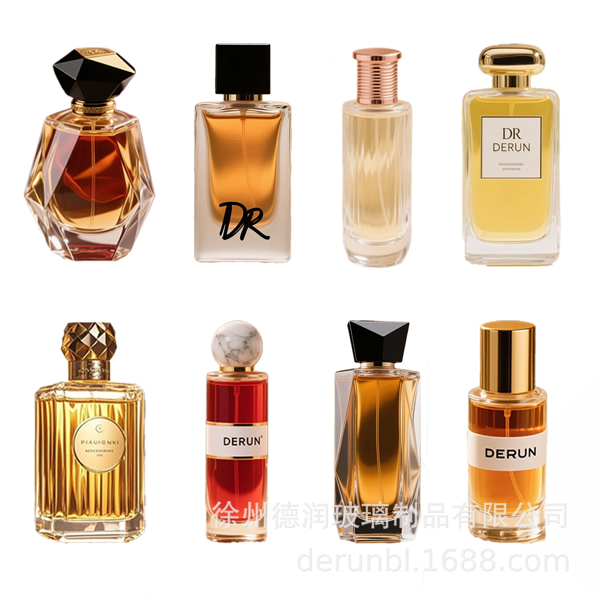 30ML50ML100ML厂家直销香水分装瓶喷雾玻璃便携旅行香水定 制空瓶