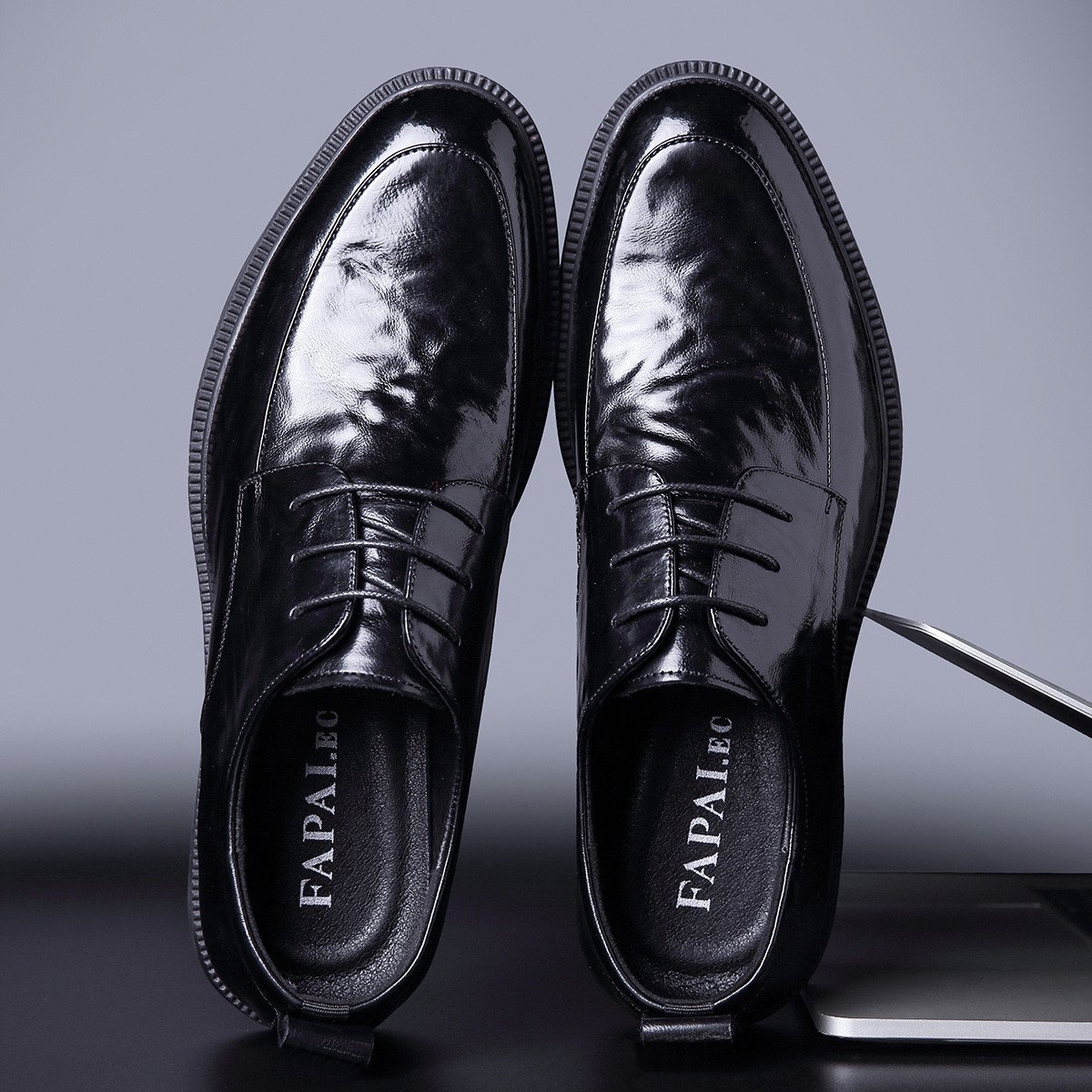 2025 Height-Increasing Men's Business Leather Shoes Genuine Leather Breathable British Style Derby Shoes Men's Casual Business Wedding Shoes