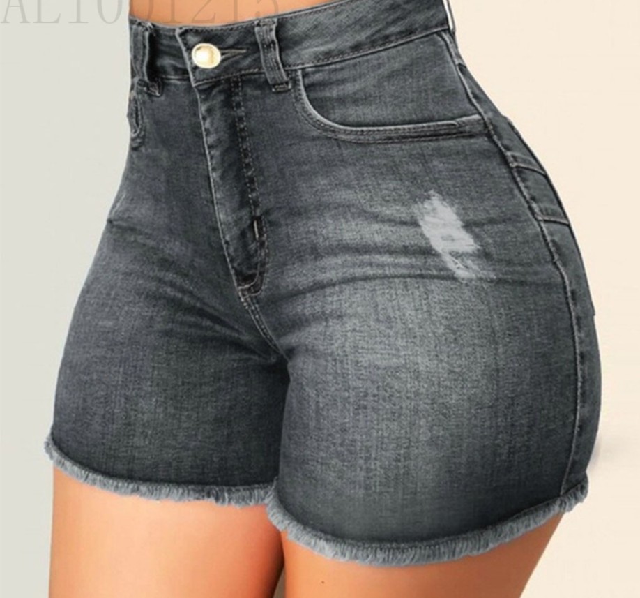 Women's Daily Casual Streetwear Solid Color Shorts Washed Jeans Shorts display picture 5