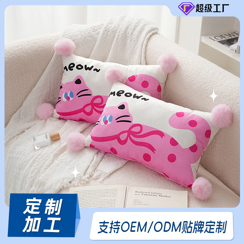 Manufacturer's customized cat sofa pillow