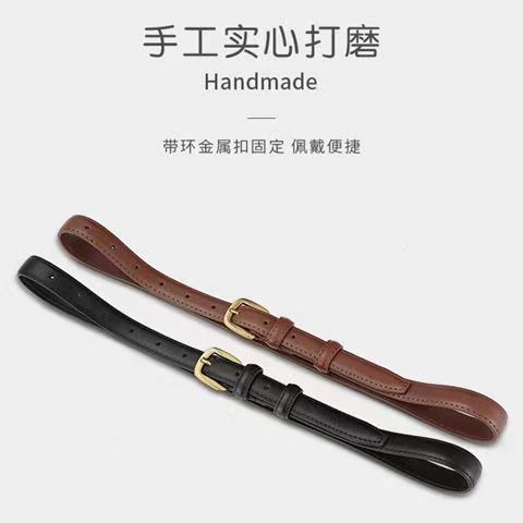 Ladies' waist belt, slim simple black fashionable decoration, perfect match with dresses, tied waist slim jeans belt