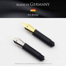 德国原装钢笔26铱金银尖笔舌总成组DIY钢笔配件BOCK施密特欧标5号